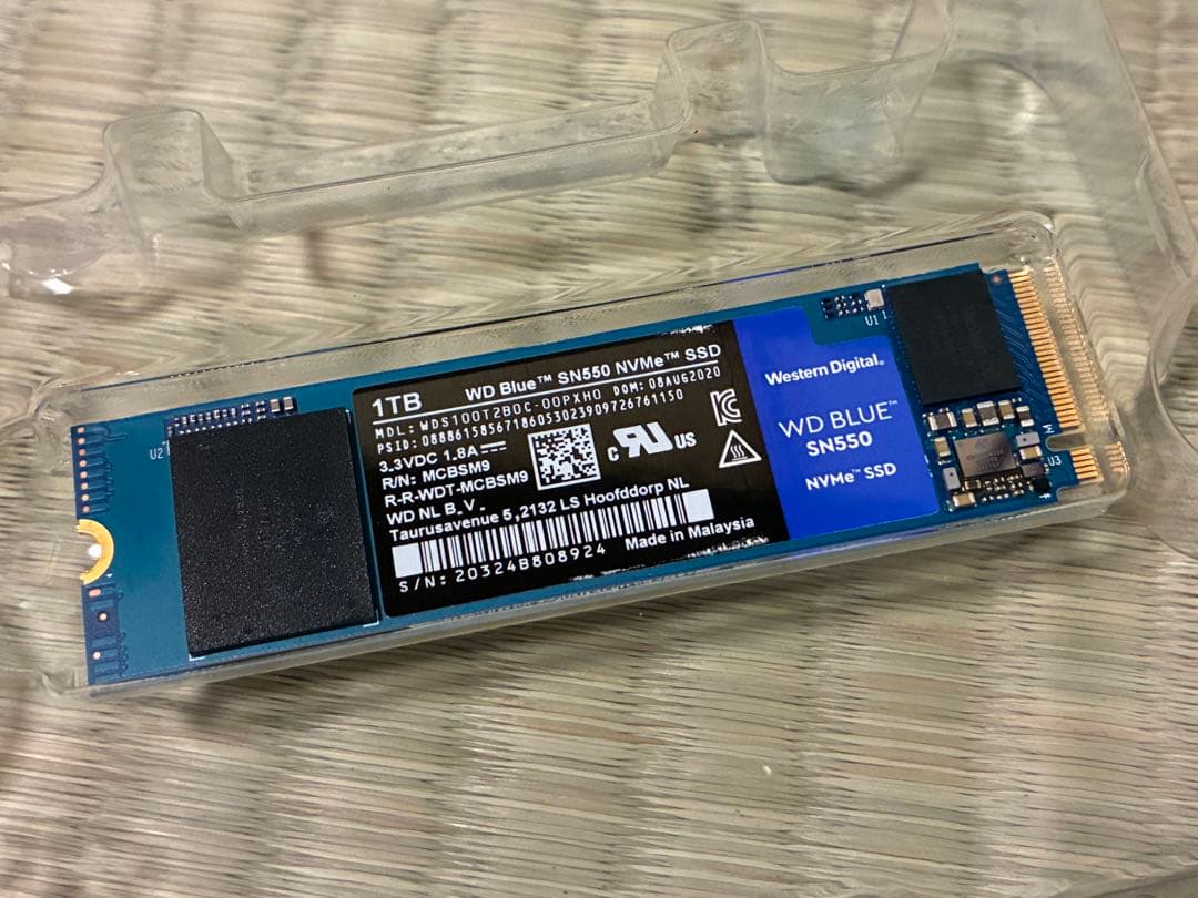 内蔵型SSD Western Digital SSD 1TB WD Blue SN550