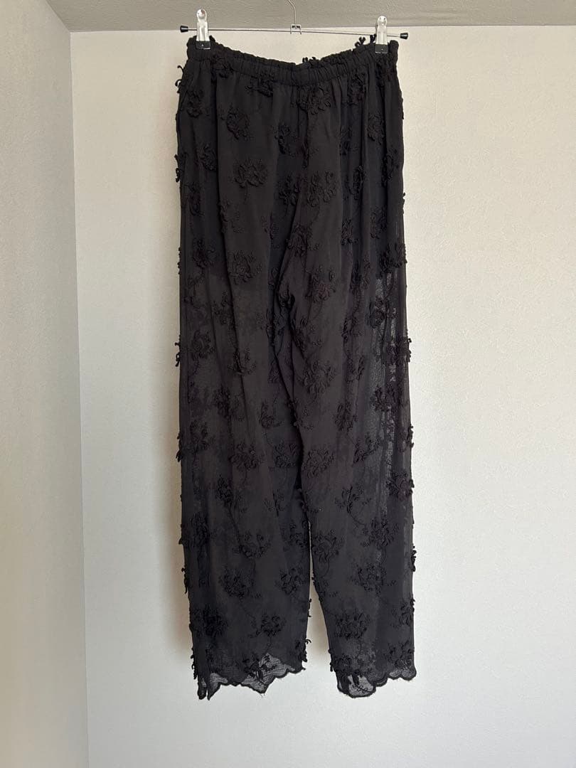 【新品タグあり】crinkle crinkle crinkle　ブラック　パンツ