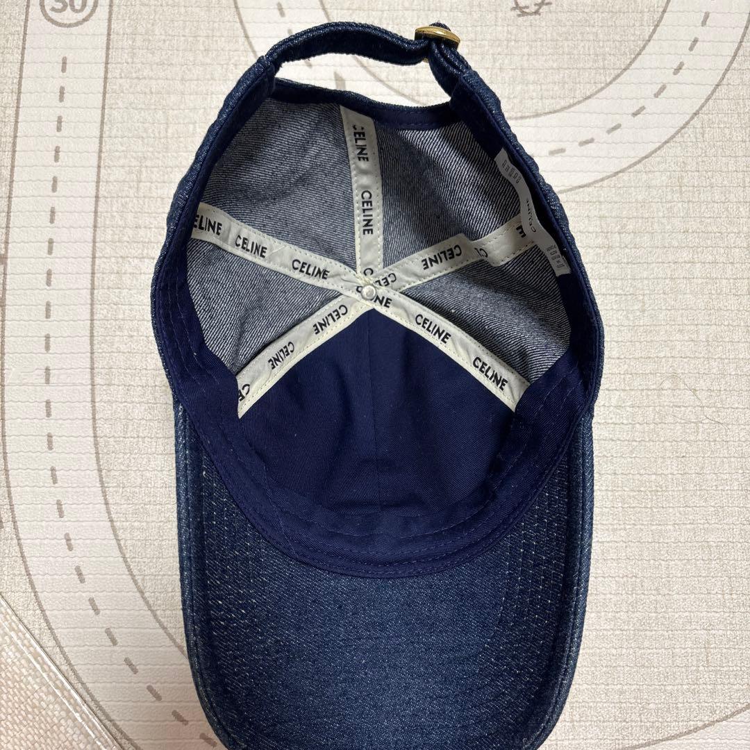 celine セリーヌ　キャップ　デニム