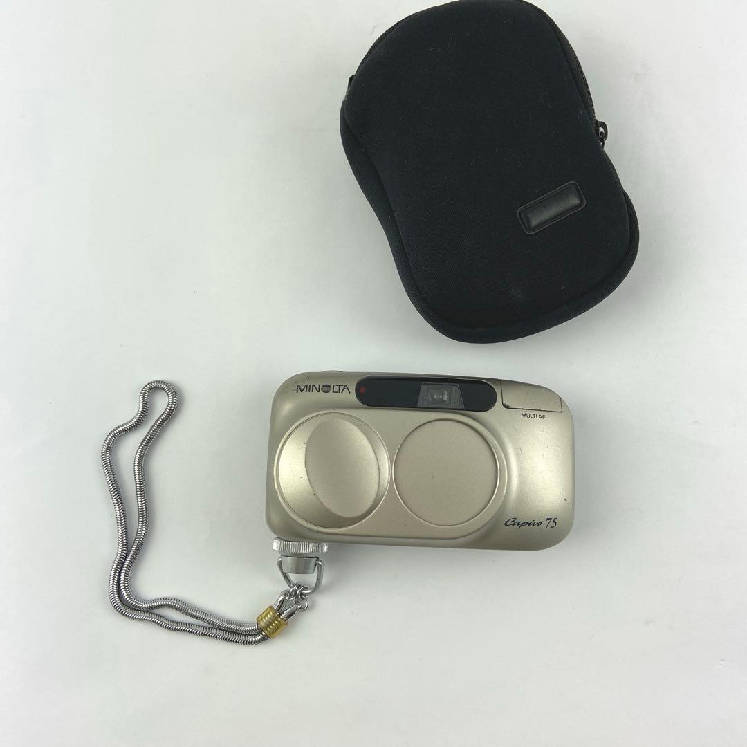 MINOLTA コンパクトフィルムカメラ Capios75　e1693-G
