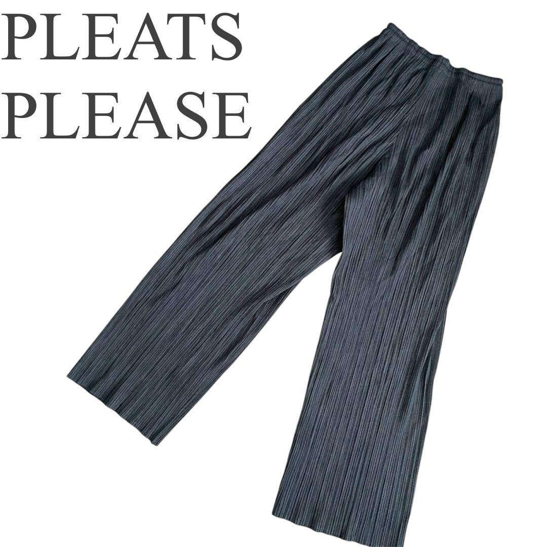 PLEATS PLEASE プリーツプリーズ　イッセイミヤケ　ワイドパンツ　2