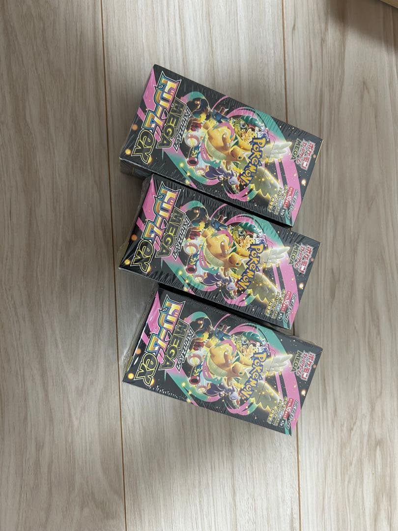 【新品】1Boxポケモンセンター産　MEGAドリームex シュリンク付き3BOX