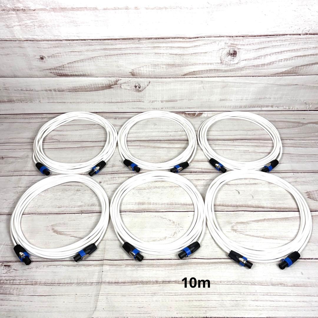 CANARE 4S6 スピコンケーブル 10m 6本セット