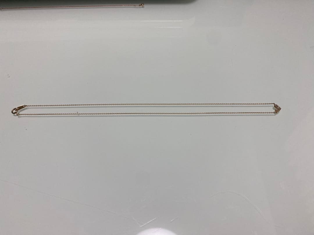 10kイエローゴールドハート ダイヤモンド￼ネックレス