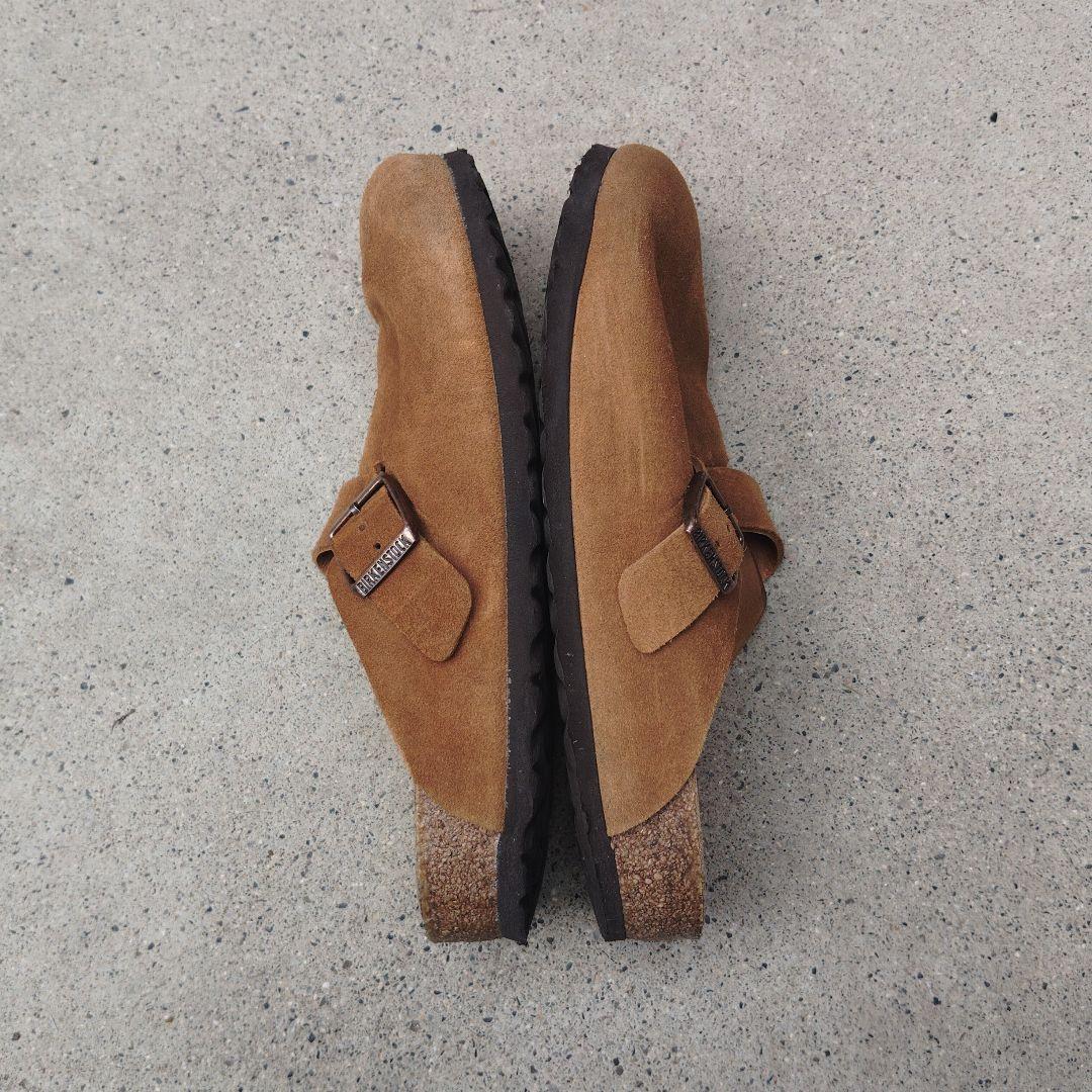 ビルケンシュトック ボストン ブラウン スエード 26.5cm