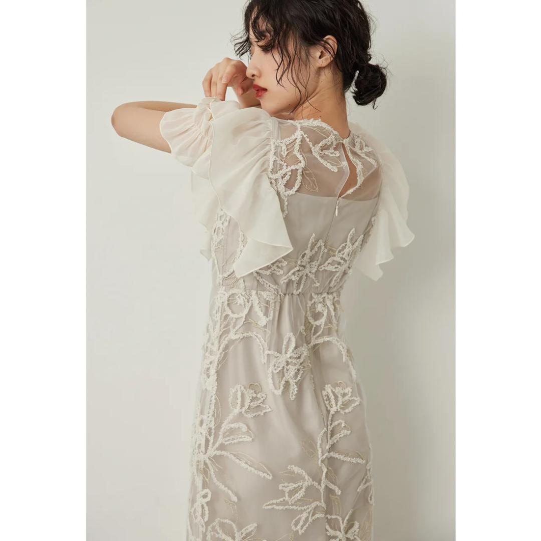 美品 niana ニアナ ワンピース ドレス S 結婚式 お呼ばれ オケージョン