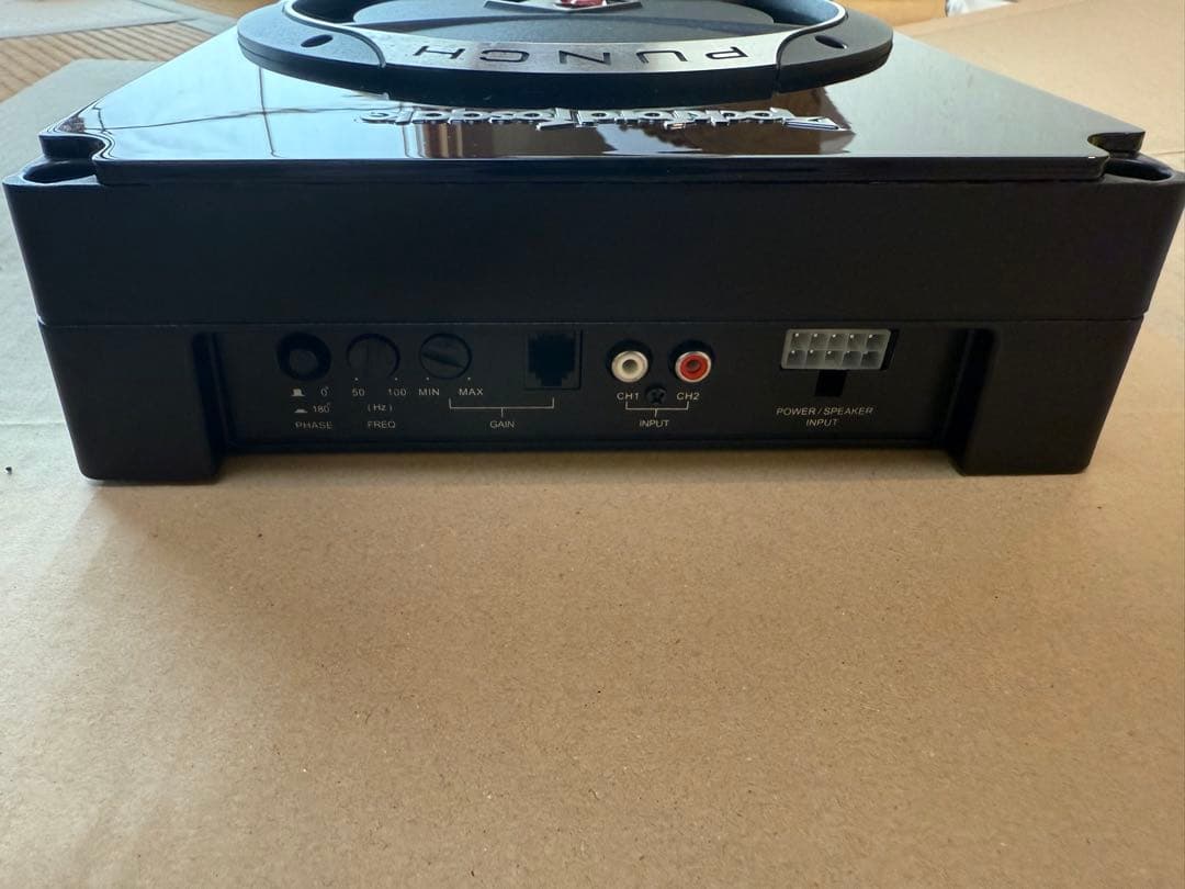 ロックフォードJPS-100-8 20cmサブウーファー コントローラーRCA付