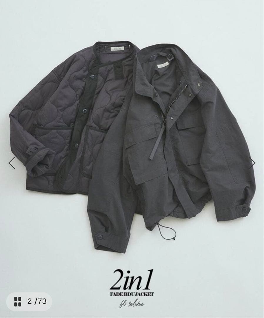 JOURNAL STANDARD relume 3WAYフェードBDUジャケット