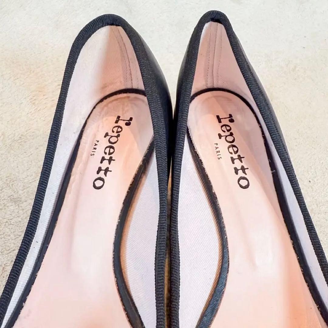 Repetto レペット カミーユ パンプス 38 黒 本革