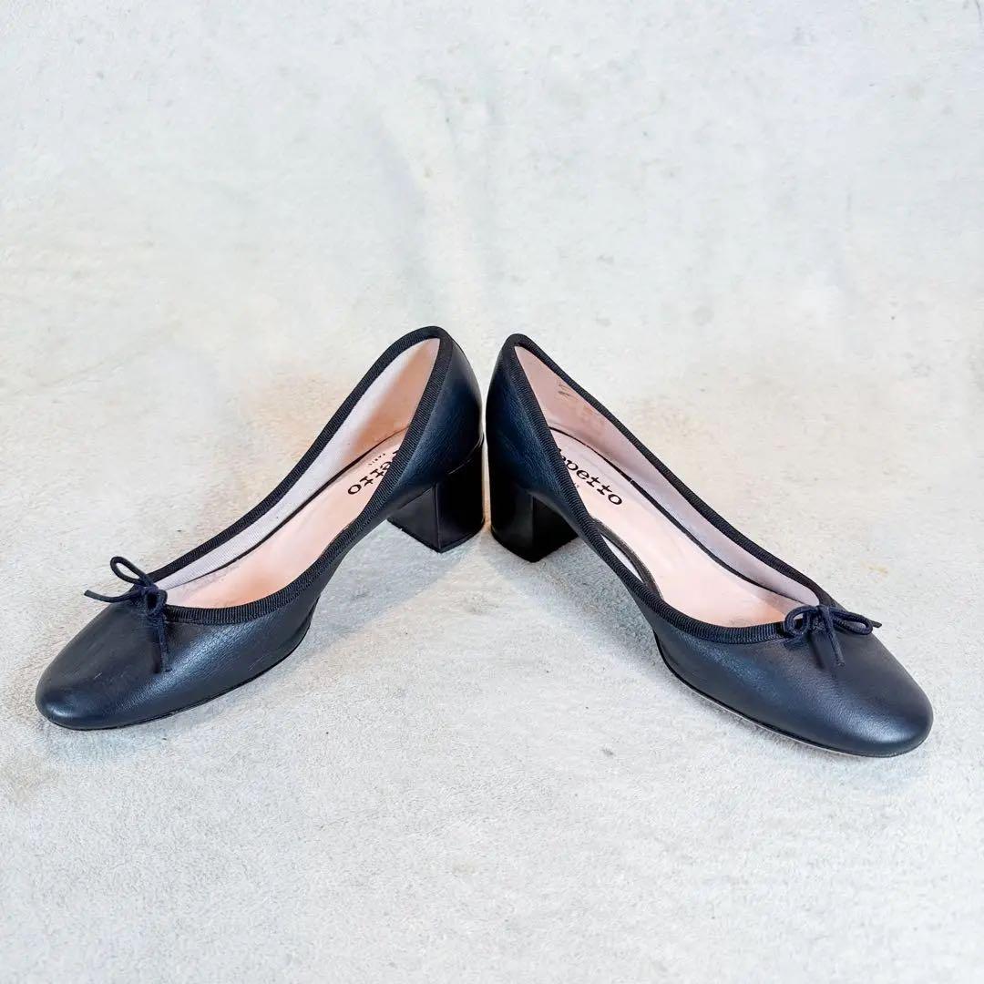 Repetto レペット カミーユ パンプス 38 黒 本革
