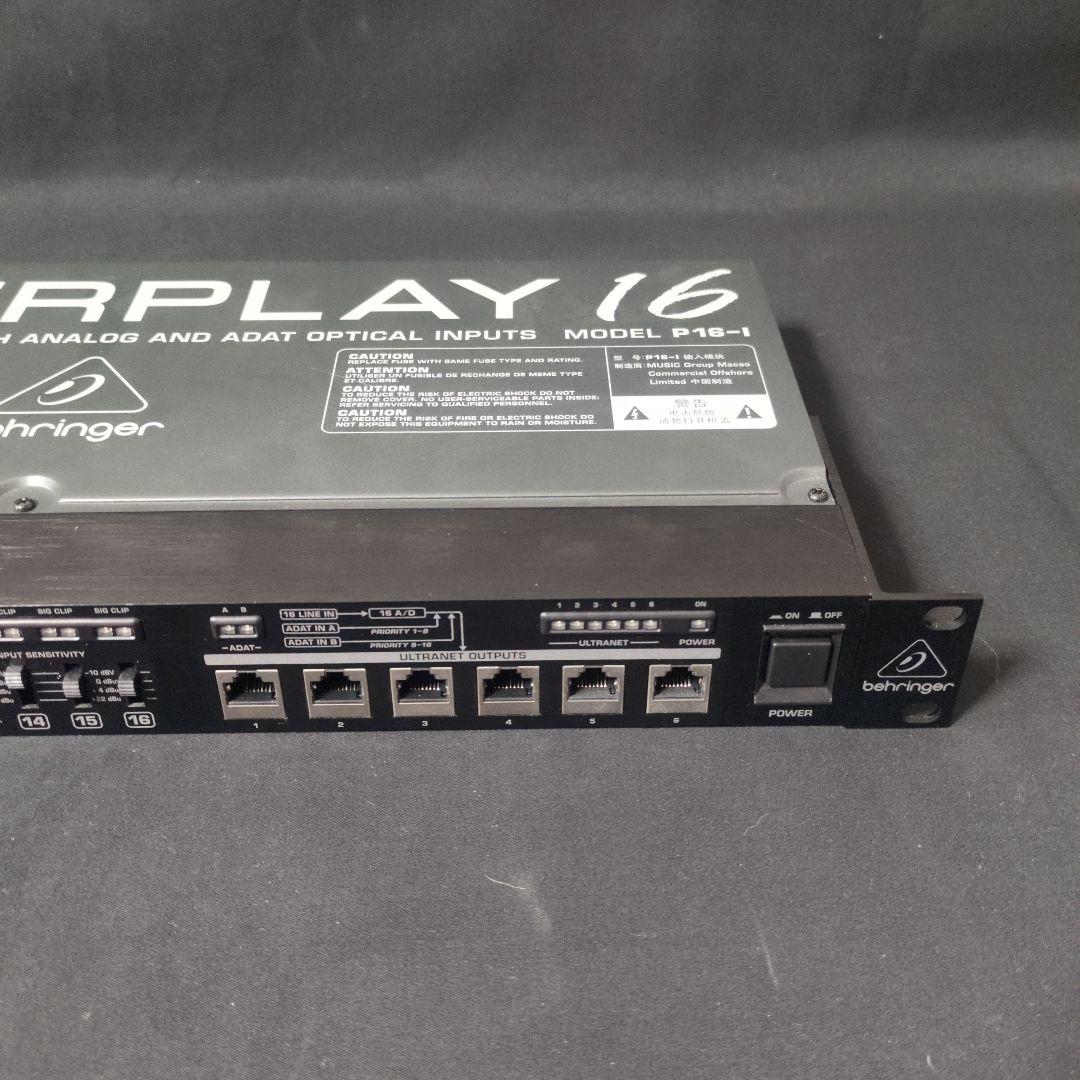 配信機器・PA機器・レコーディング機器 Behringer POWERPLAY 16 P16-I