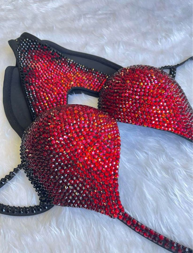 【新品】JBBF 競技用•コンテスト用ビキニ 大会用ビキニ　フィットネスビキニ