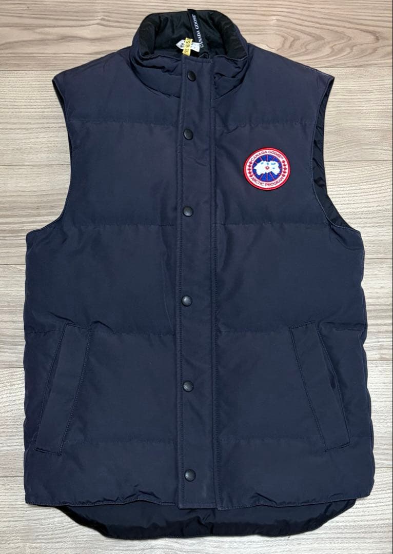 最終値下 カナダグース ガーソンベスト ネイビーXS 国内正規品 千駄ヶ谷店購入