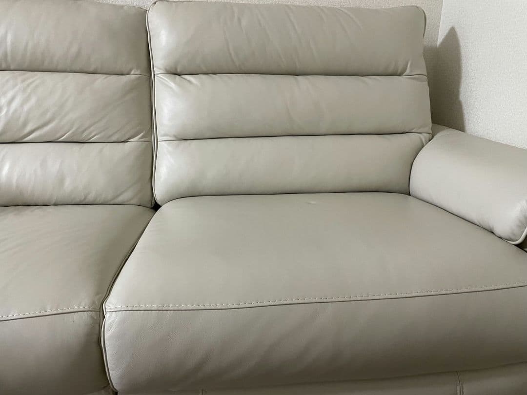 明日で削除します最終価格！電動3人がけリクライニングソファ ニトリ NB LGY