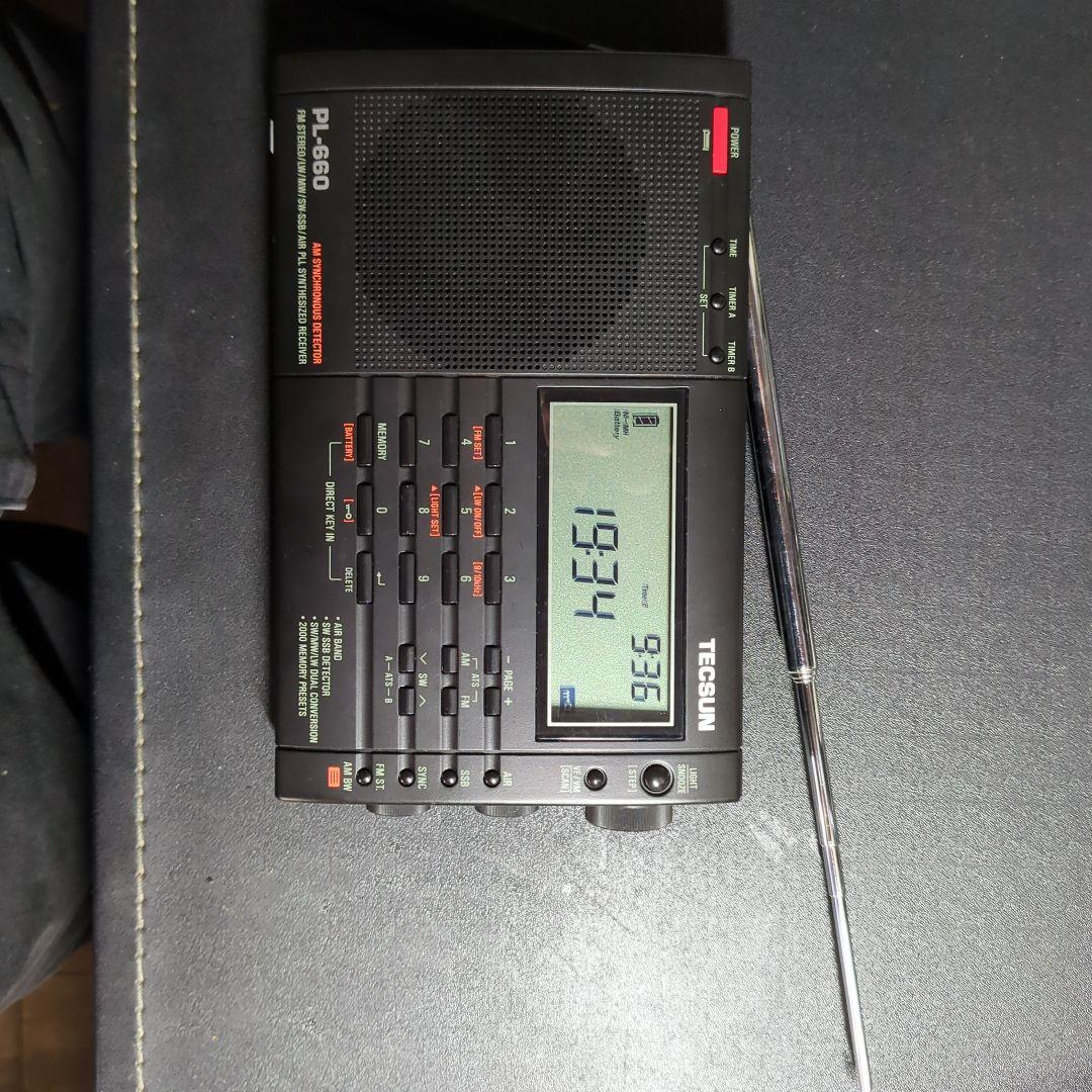 TECSUN PL-660 AM/FM/SWラジオ受信機