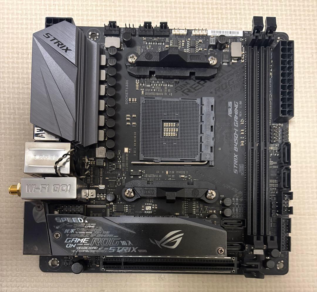 ASUS ROG STRIX B450-I GAMING AM4マザーボード