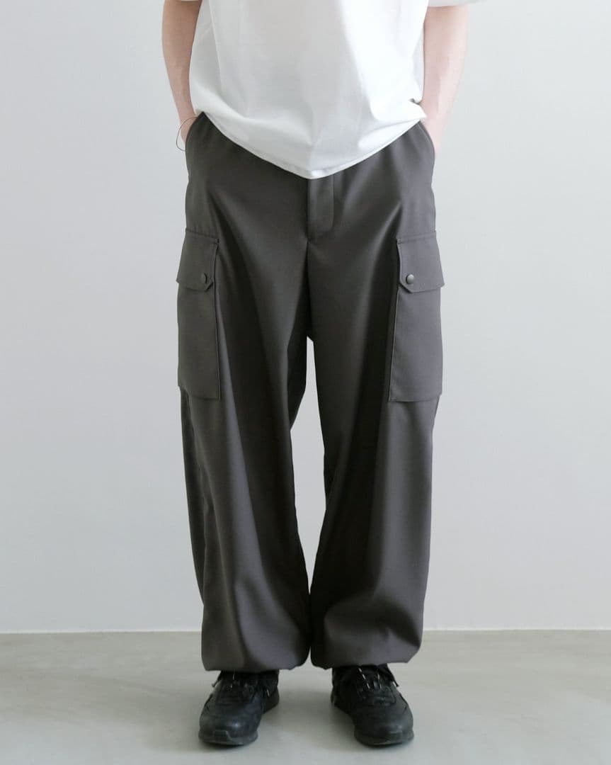 THE RERACS フレンチアーミーF2カーゴパンツ/ガンメタルグレー