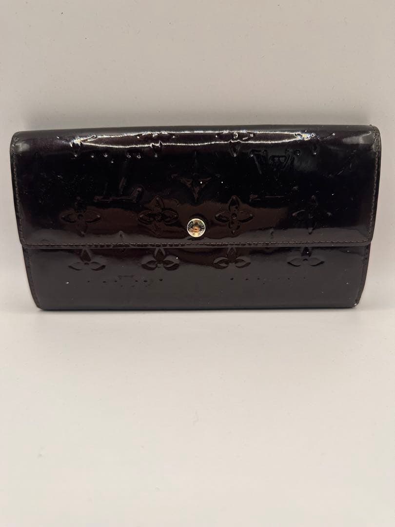 限定値下げ‼️Louis Vuitton✨️ ブラック 黒 レザー 長財布 ヴェルニ