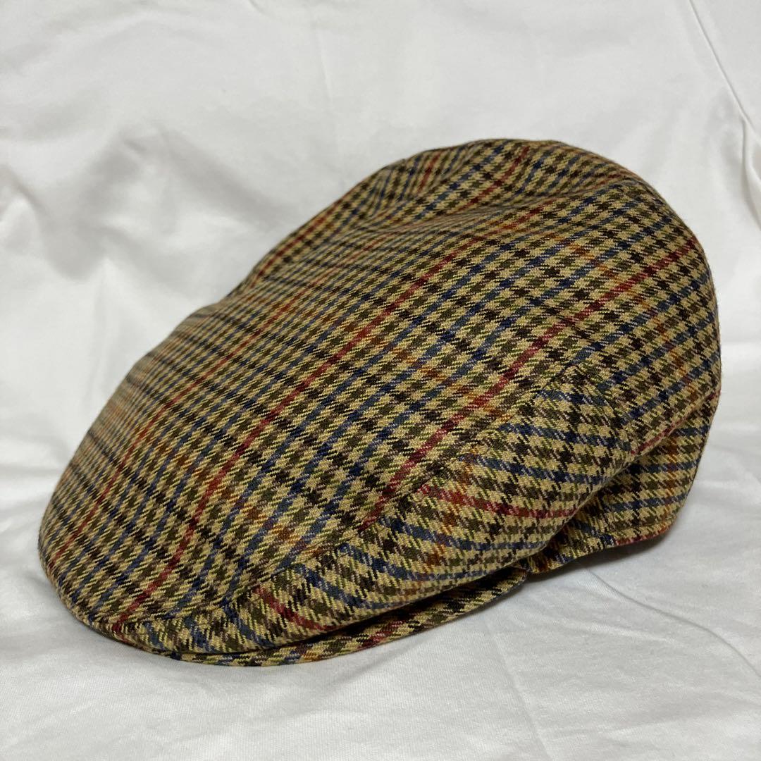 新品未使用　【HERMES】 エルメス チェック柄 ハンチング 58