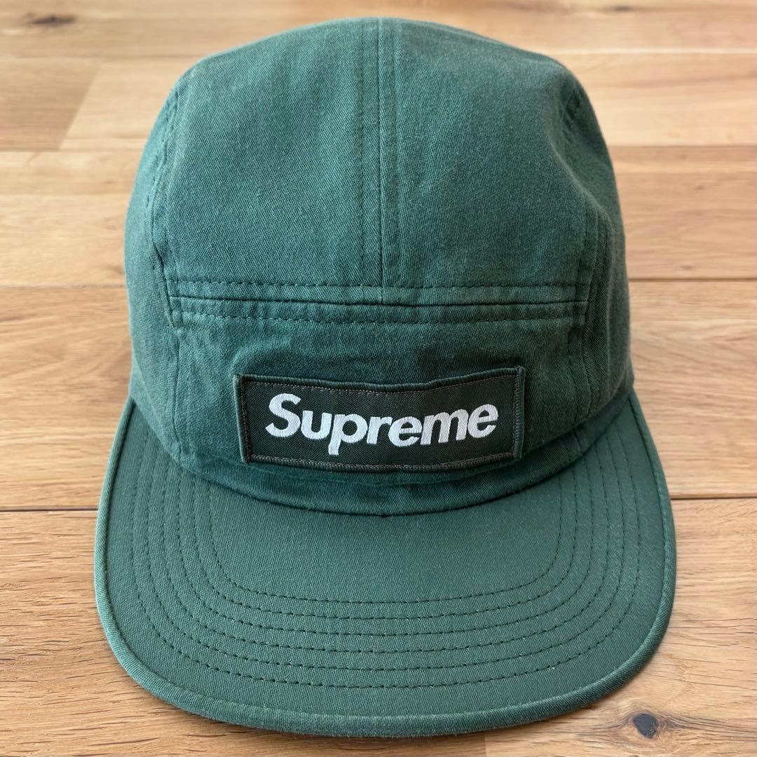 【希少色】Supreme Washed Chino Twill Camp Cap
