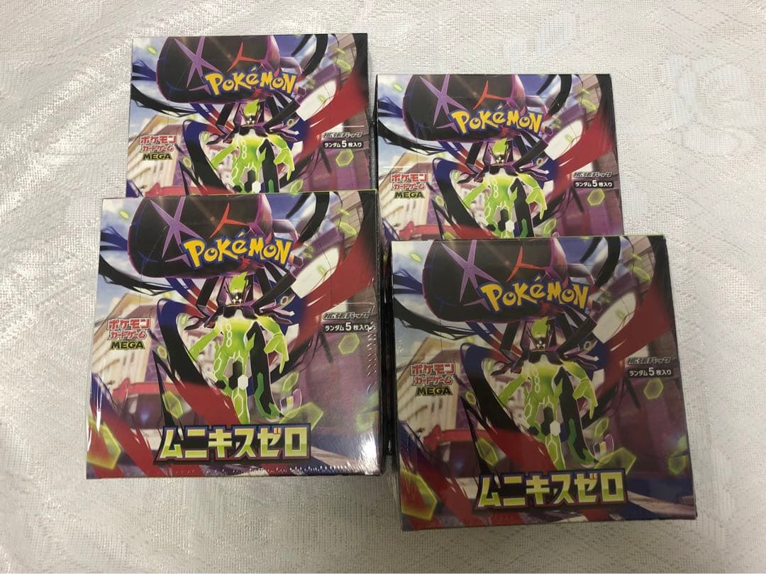 ポケモンカードゲーム　ムキニスゼロ　拡張パック、新品未開封 4BOX