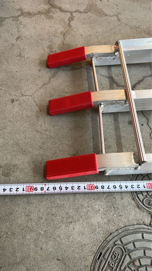 アルミ製 バイクランプ 折りたたみ式