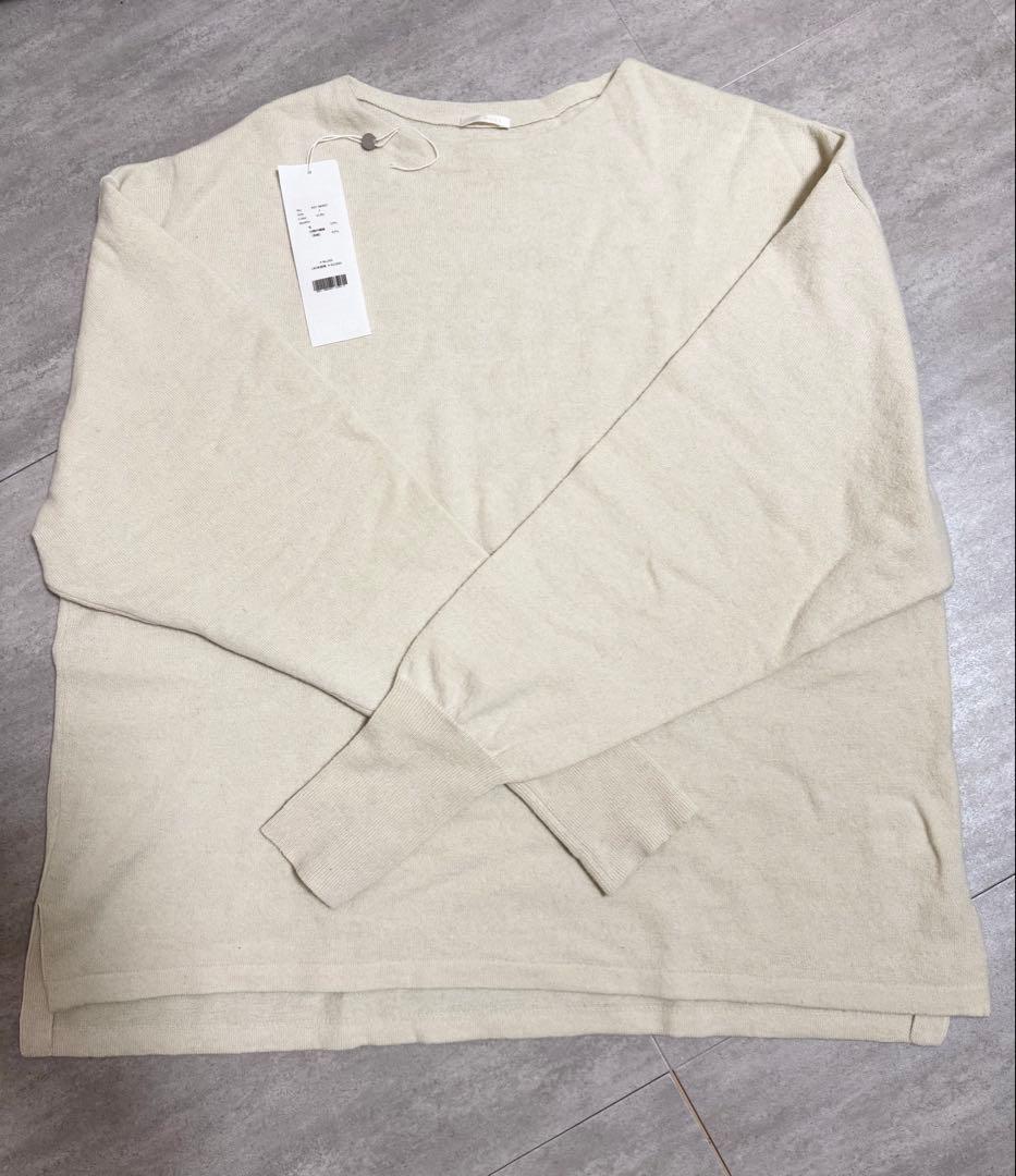 S*様 COMOLI ウール和紙コモリニット ECRU