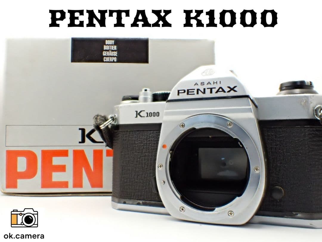 【動作確認済実用品】ペンタックス K1000 ボディ 元箱付き