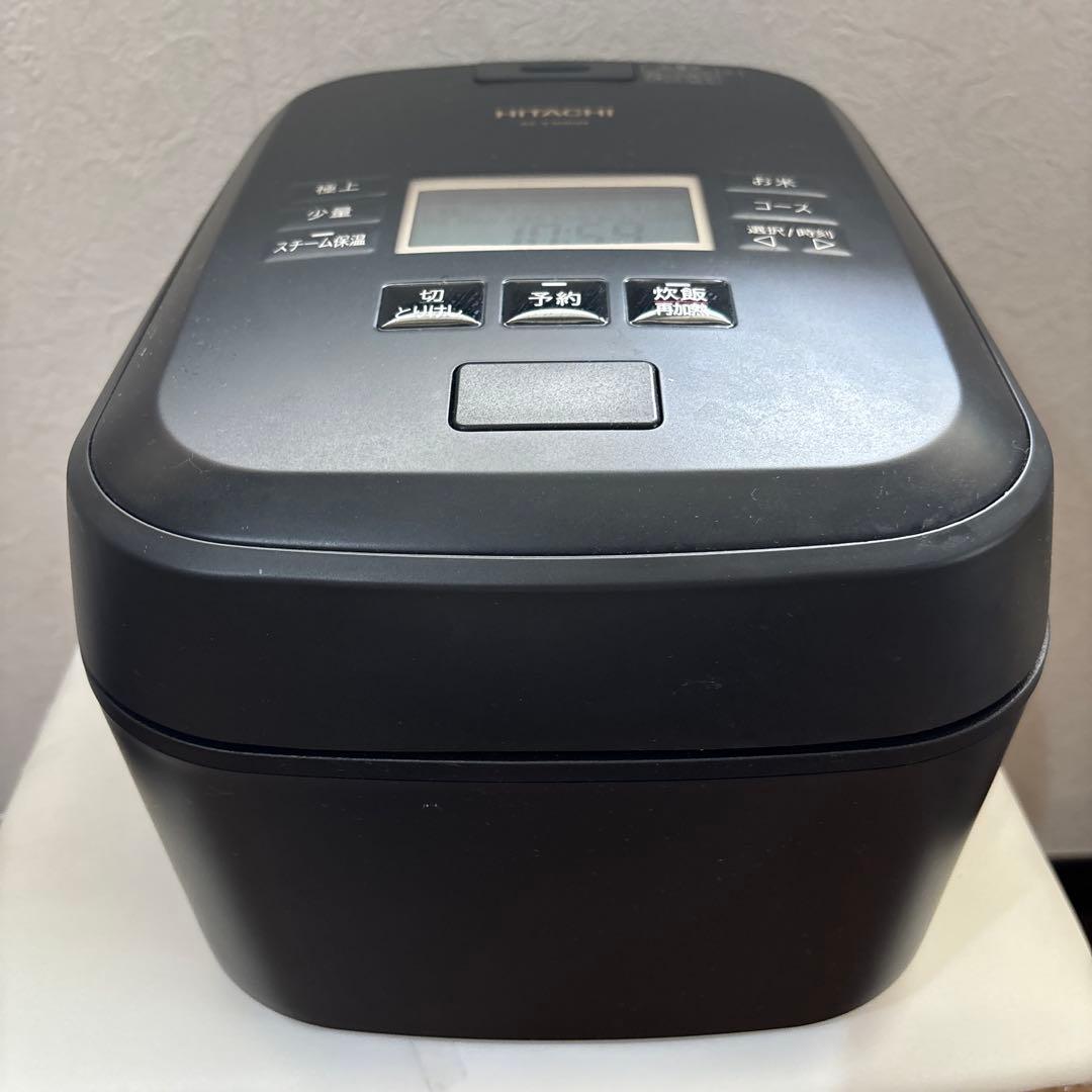 日立 炊飯器 ブラック 5.5合炊き 2023年製