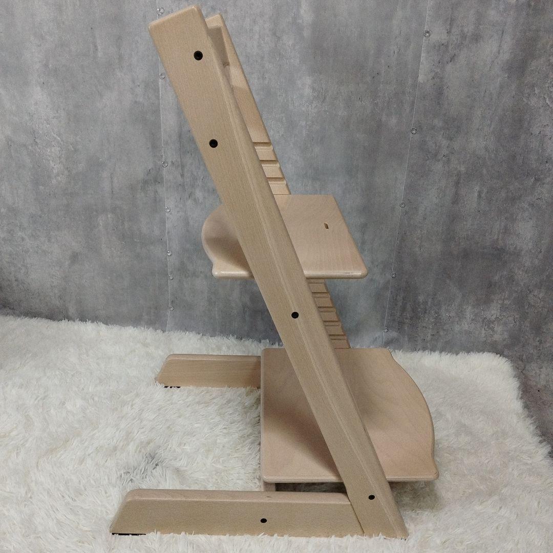 極美品　STOKKE　トリップトラップ　シリアル5　ストッケ　ホワイトウォッシュ