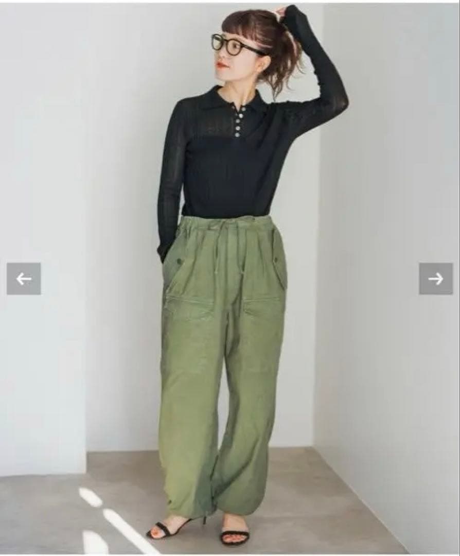 スピックアンドスパン TICCA / ティッカ カーゴパンツ 新品