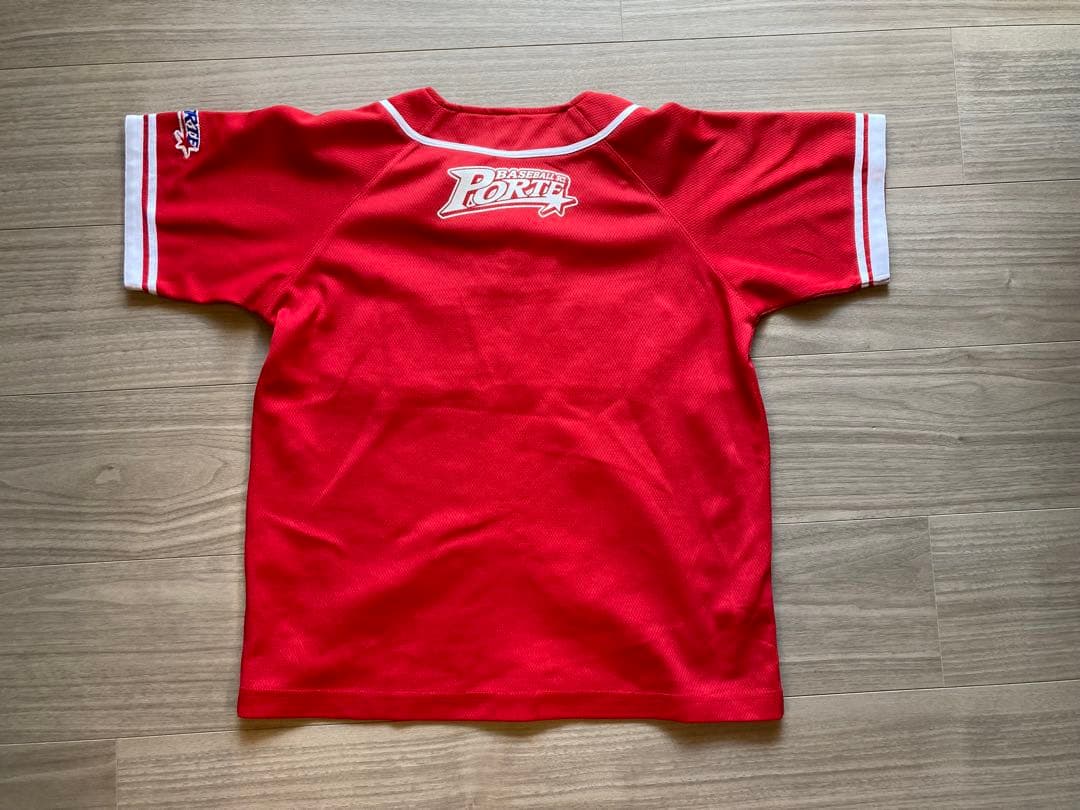 Porte 野球ウェアセット 赤色