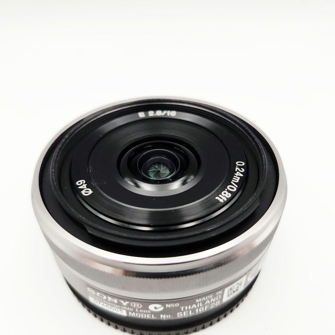 【美品】SONY 単焦点 パンケーキレンズ Eマウント SEL16F28