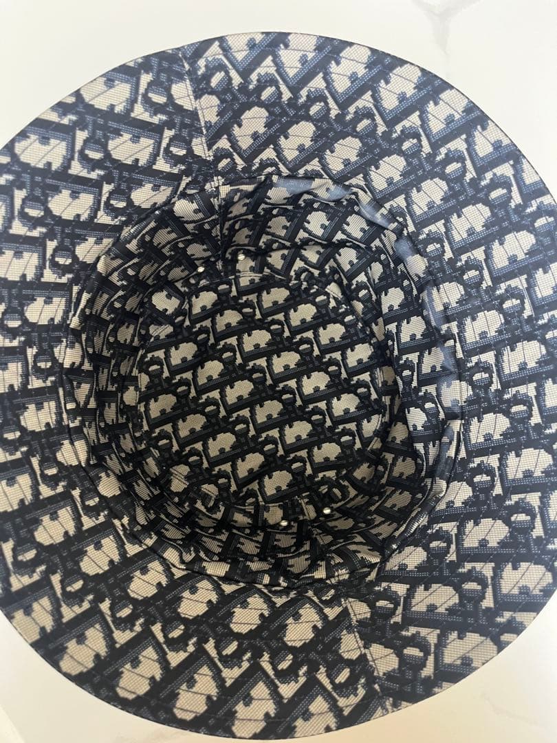 DIOR 定番　バケットハット　サイズ56 ネイビー