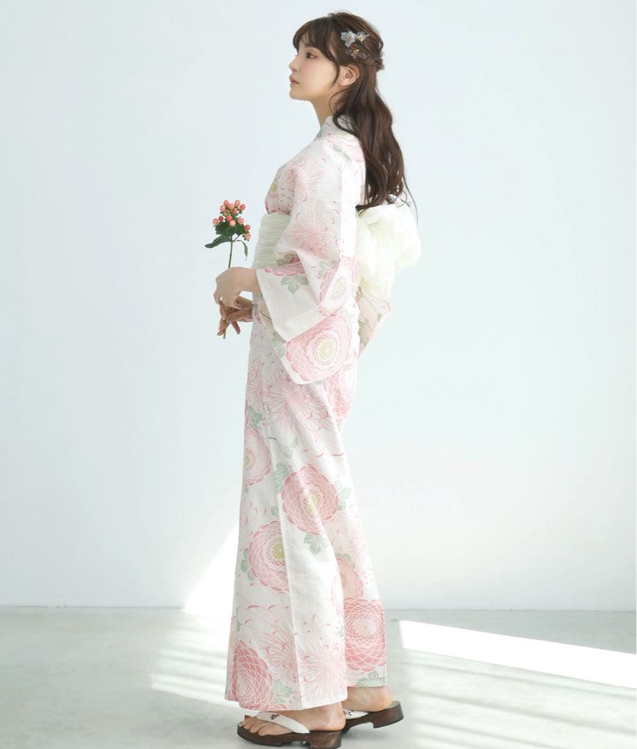 タイムセール！この夏浴衣欲しい方にオススメ♪かんたん着付け二部式浴衣3点セット