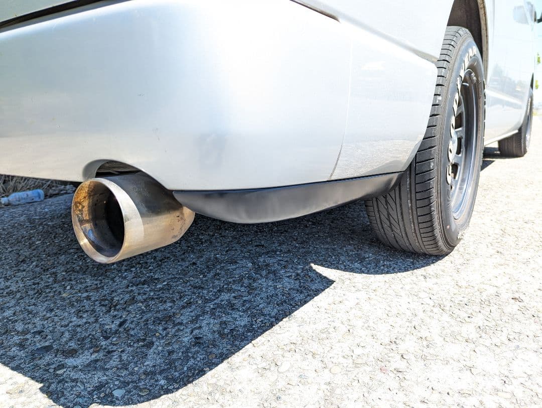 ハイエース リアバンパースポイラー アンダースポイラー フィン ライナー