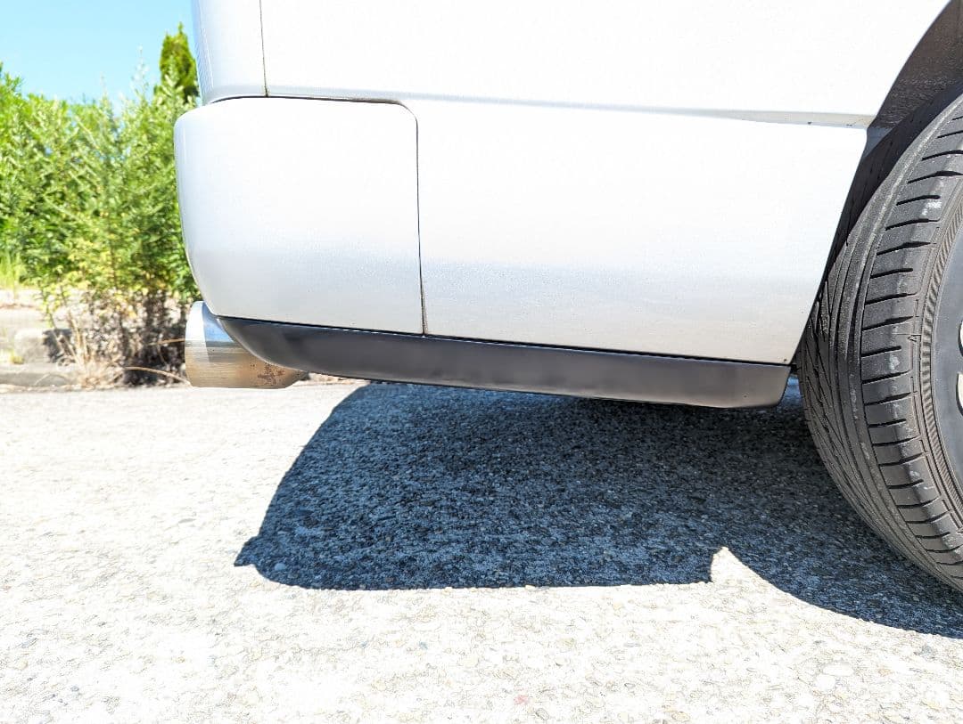 ハイエース リアバンパースポイラー アンダースポイラー フィン ライナー