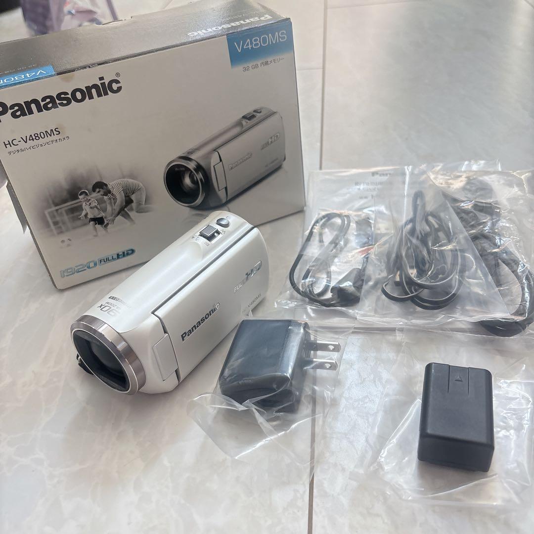 【新品試し撮りのみ】Panasonic HC-V480MS
