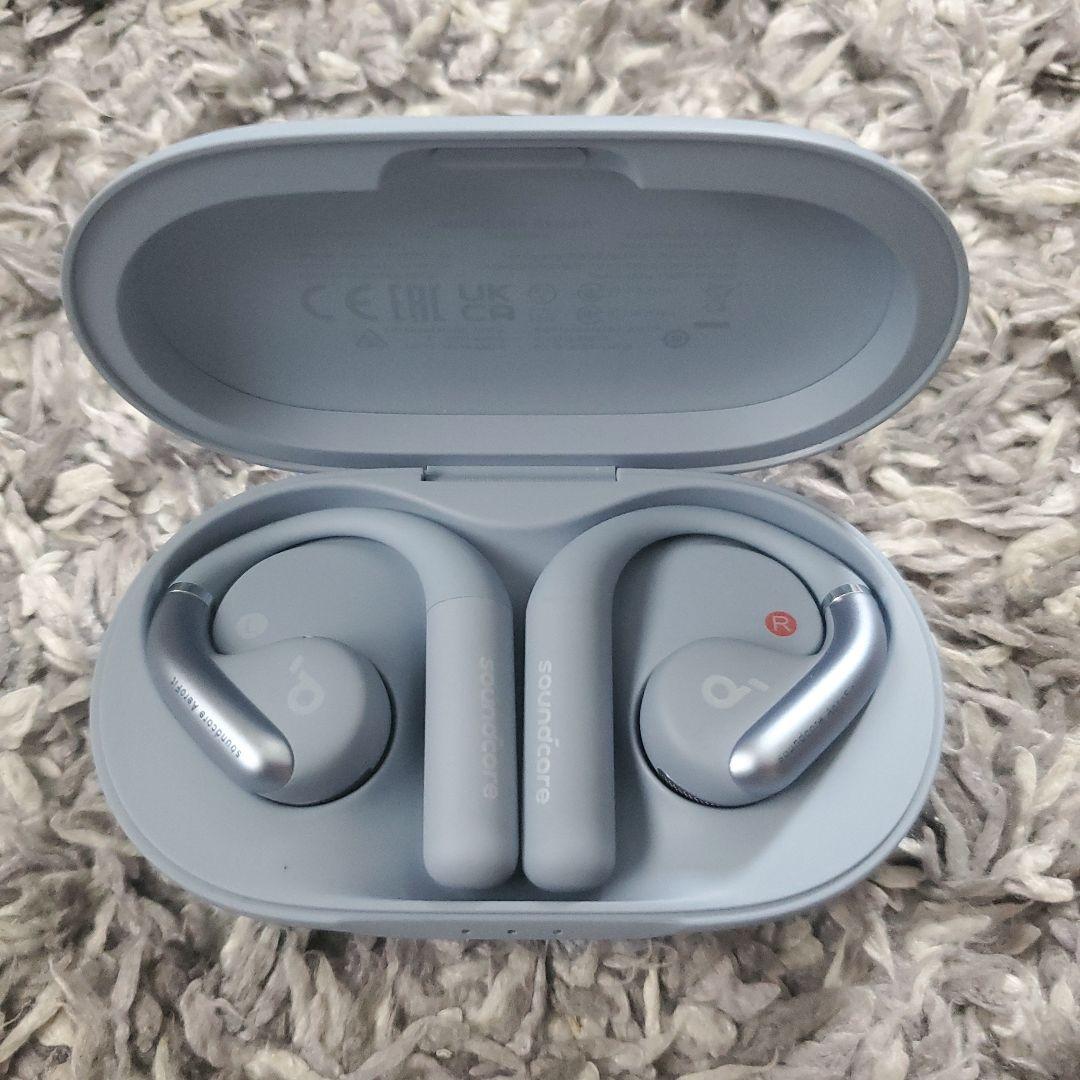 Anker Soundcore AeroFit グレイッシュブルー