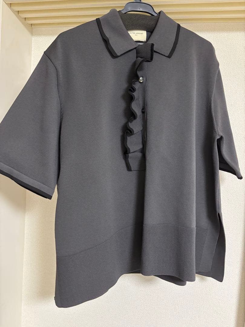 ユナイテッドアローズ ミニマルフリル ニット 5SL