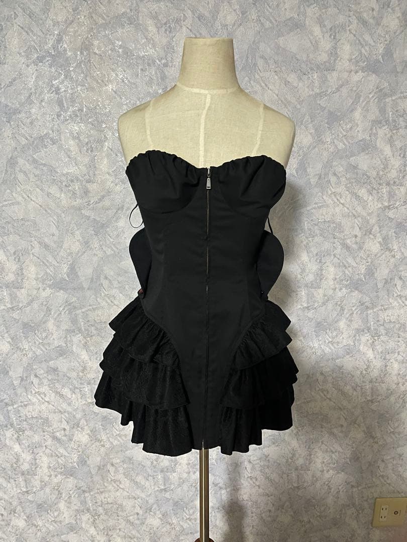 alice auaa アリスアウアア ビスチェ フリルミニワンピース