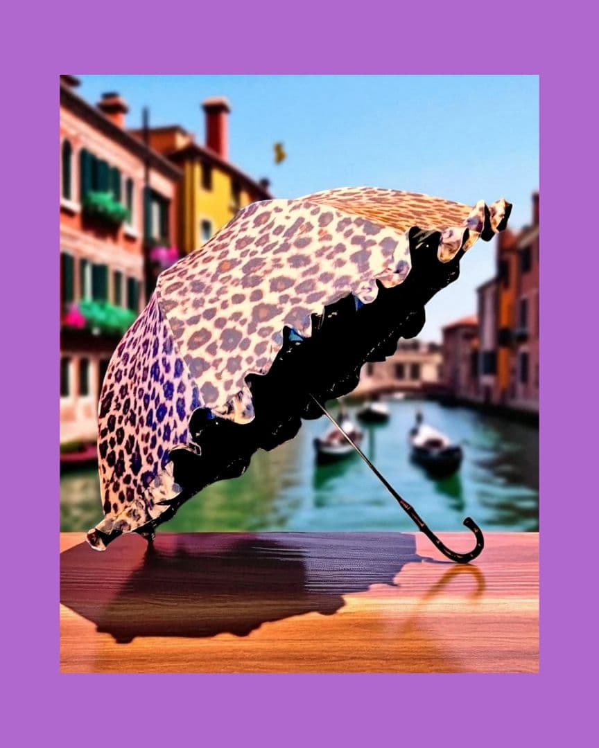 ♥新品未使用！Think Bee!晴雨兼用傘（レオパード柄）