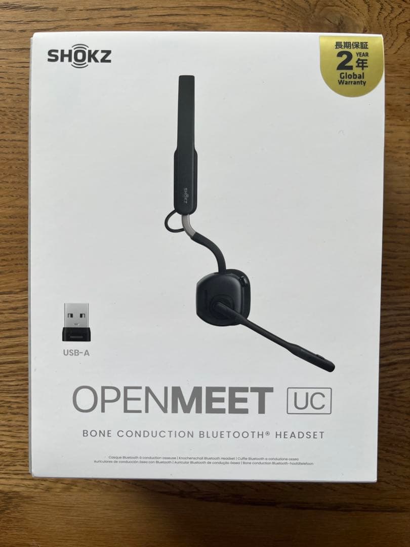 【新品、未使用】SHOKZ OPENMEET UC ワイヤレスヘッドセット