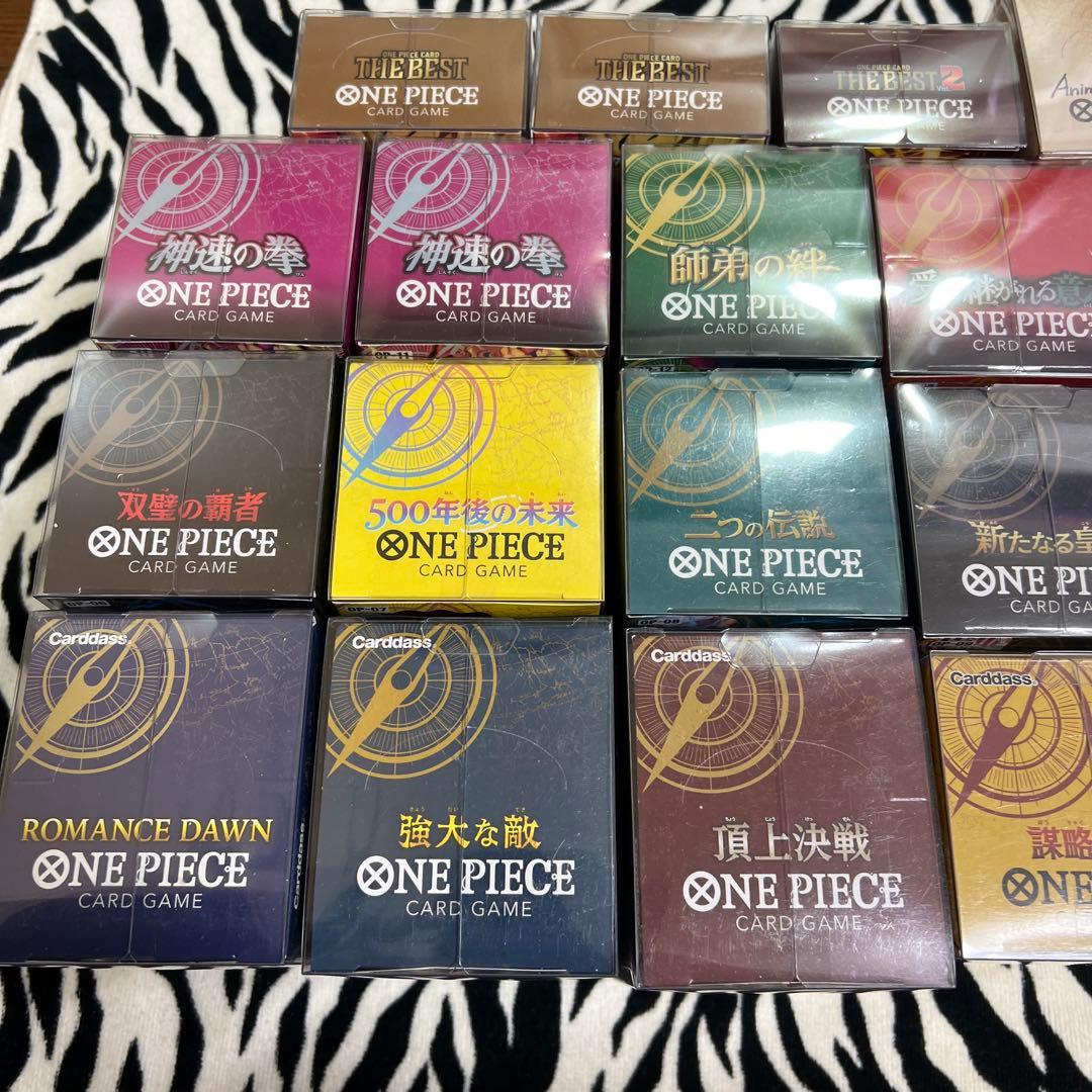 ONE PIECEカード　新品未開封boxテープ付き