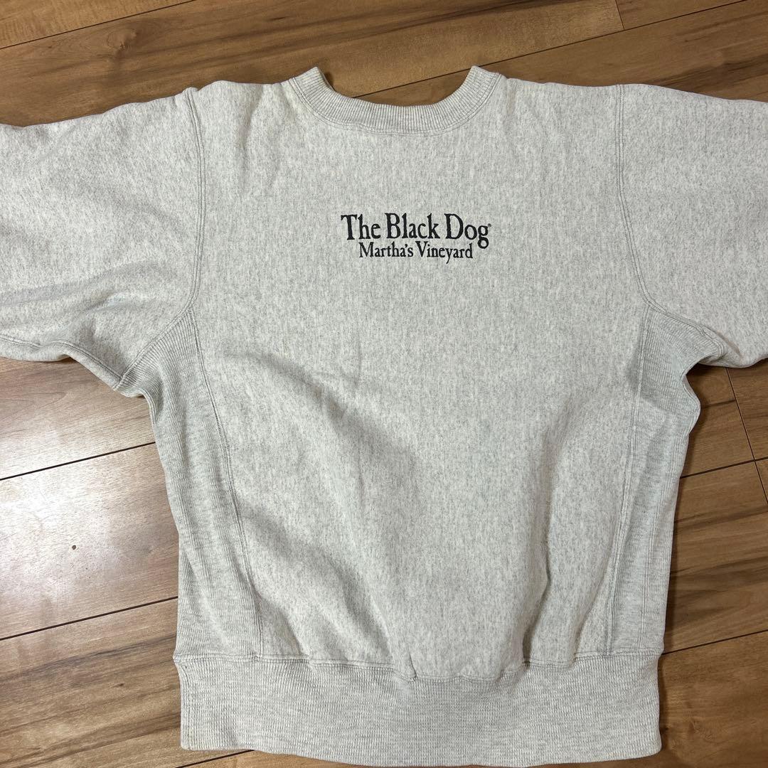 90sUSA製The Black Dog リバースウィーブスウェット Lサイズ