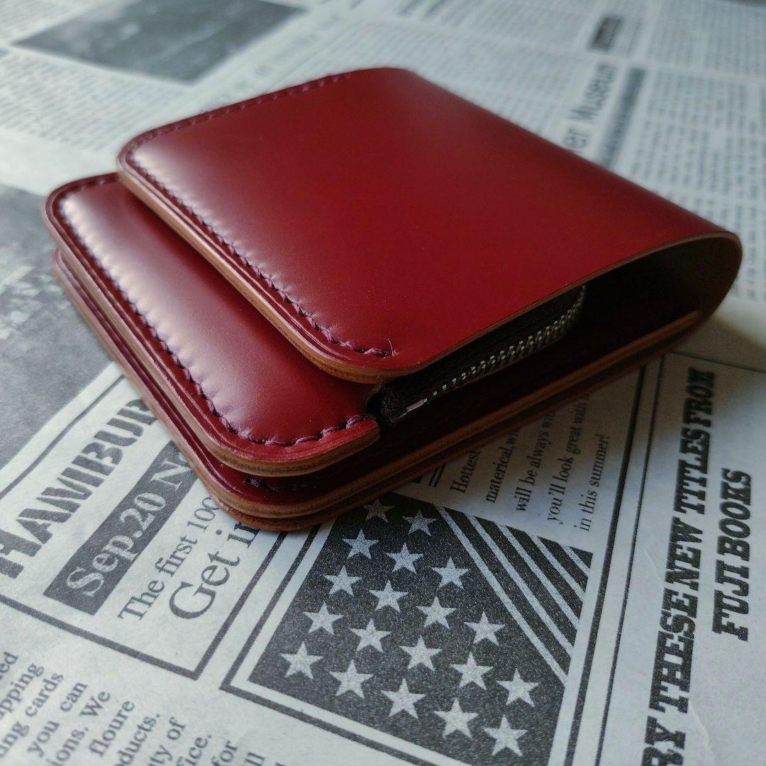 やや訳あり　総コードバン　ショートトラッカー　ウォレット