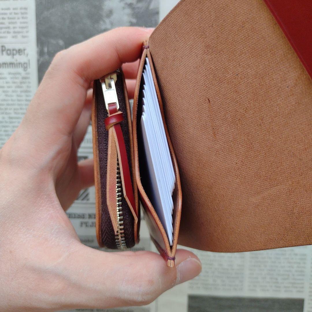 やや訳あり　総コードバン　ショートトラッカー　ウォレット