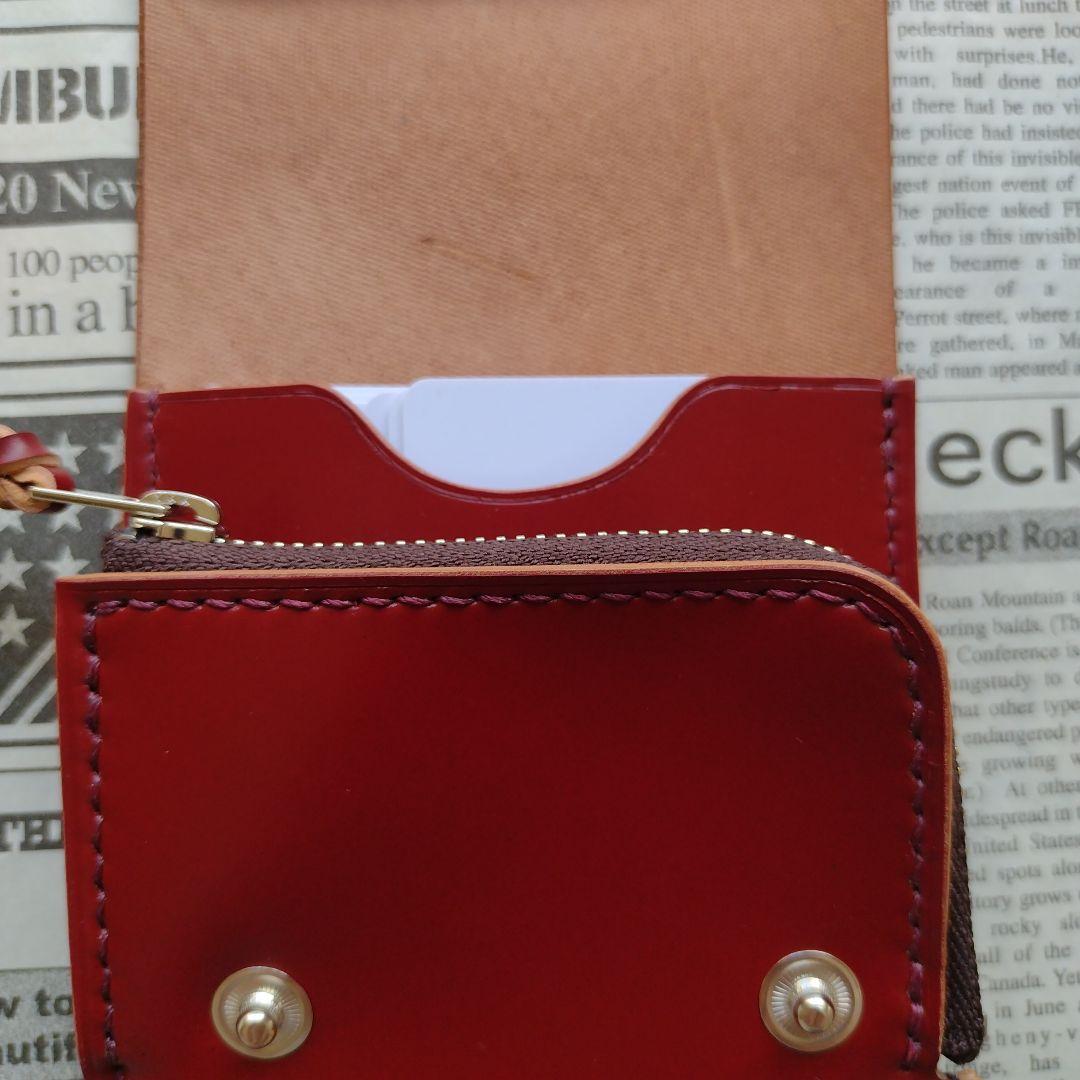 やや訳あり　総コードバン　ショートトラッカー　ウォレット