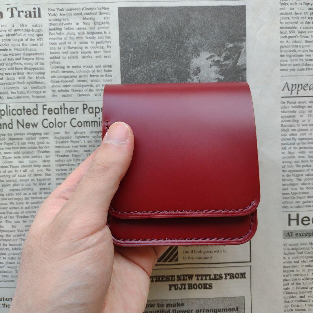 やや訳あり　総コードバン　ショートトラッカー　ウォレット