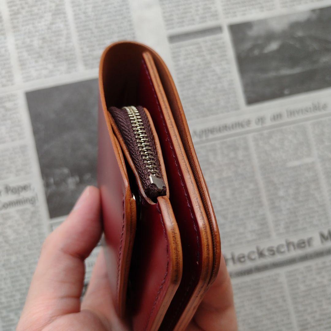 やや訳あり　総コードバン　ショートトラッカー　ウォレット